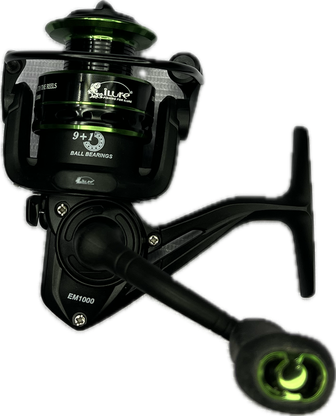 چرخ ilure EM1000 اسپول فلز 1+9 بلبرینگ