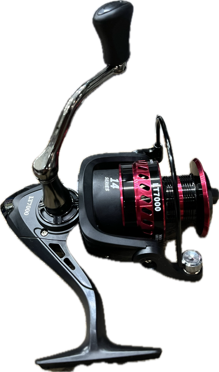 چرخ ماهیگیری yumoshi LT7000 اسپول و دسته فلز