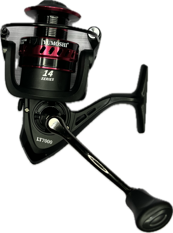 چرخ ماهیگیری yumoshi LT7000 اسپول و دسته فلز