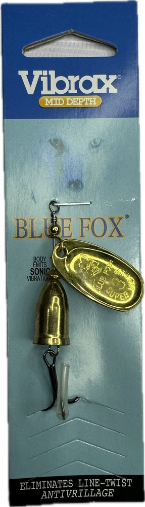 لانسه ماهیگیری پروانه blue fox رنگ طلایی