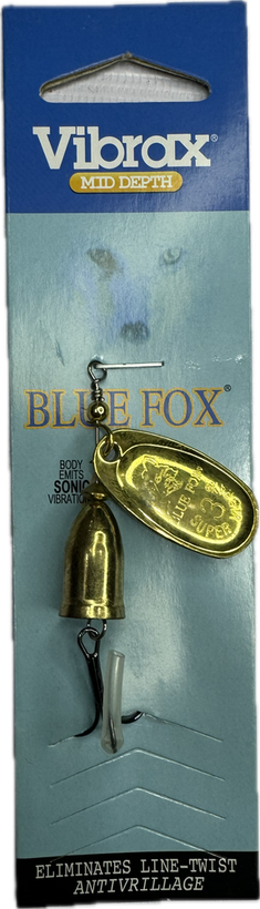 لانسه ماهیگیری پروانه blue fox رنگ طلایی