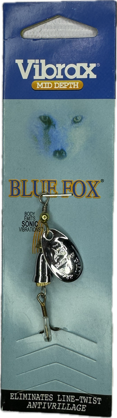لانسه ماهیگیری پروانه blue fox رنگ نقره ای سایز 1