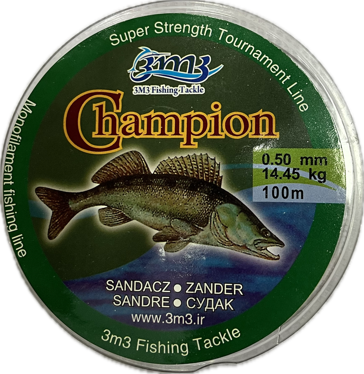 نخ ماهیگیری مونوفیلامنت CAMPION 100m سایز 0.50