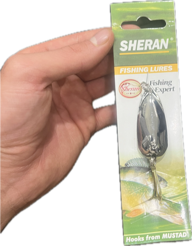 قاشقک ماهیگیری سایز4 رنگ کروم