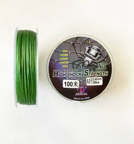 نخ ماهیگیری ابریشم برند SPIDER HIGH SHOCK STRENGTH 100m