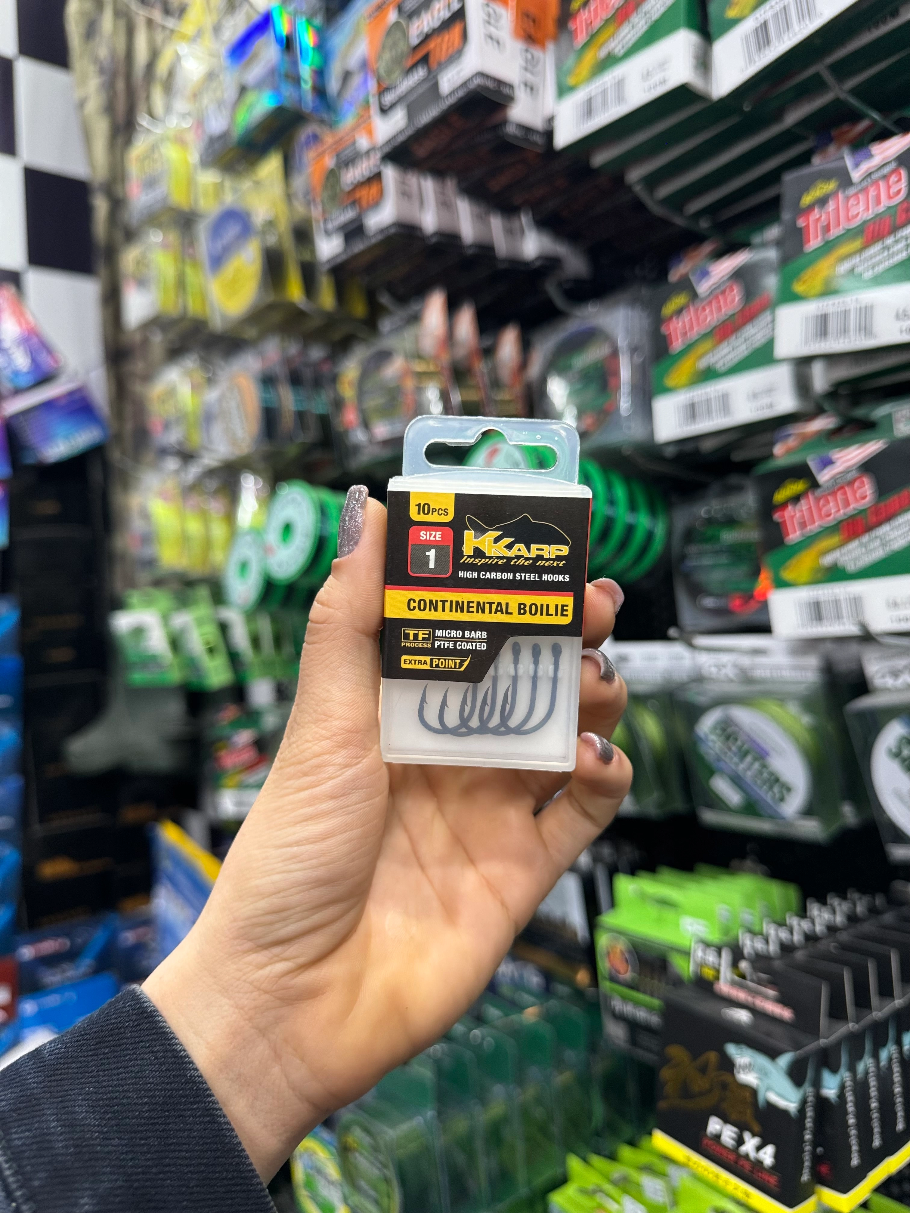 قلاب واید گپ ماهیگیری سایز 4 برند KKARP ایتالیا