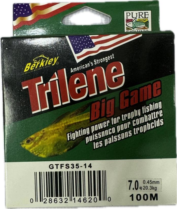 نخ ماهیگیری مونوفیلامنت BERKLEY TRILENE 100m سایز 0.30