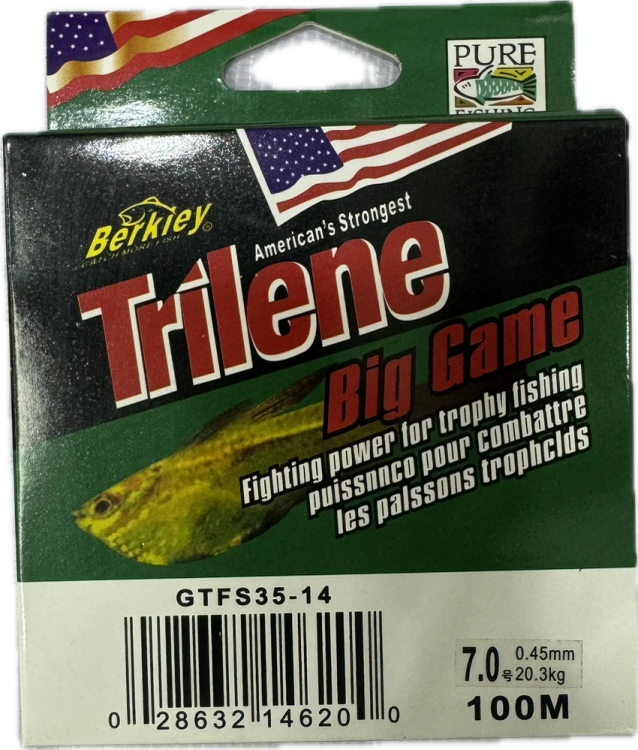 نخ ماهیگیری مونوفیلامنت BERKLEY TRILENE 100m سایز 0.40