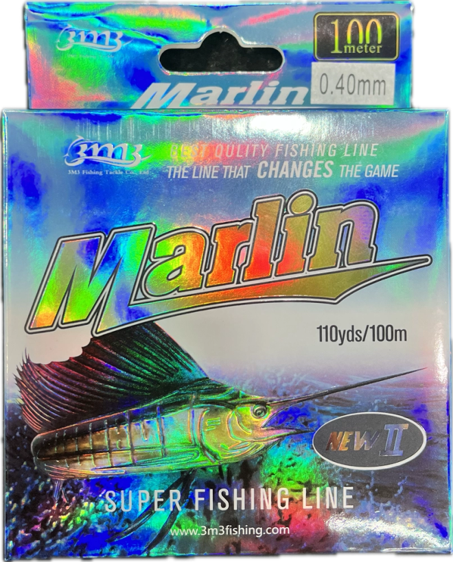 نخ ماهیگیری مونوفیلامنت Marlin 100m سایز 0.40