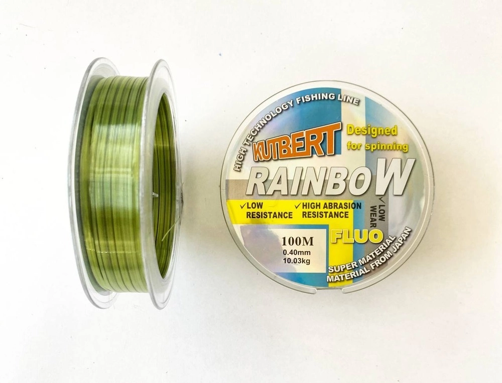 نخ ماهیگیری مونوفیلامنت RAINBOW 100m سایز 0.40