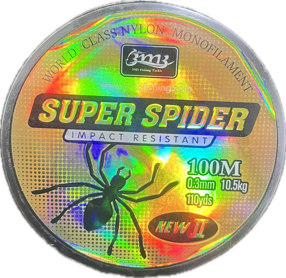 نخ ماهیگیری مونوفیلامنت super spider 100m سایز 0.30