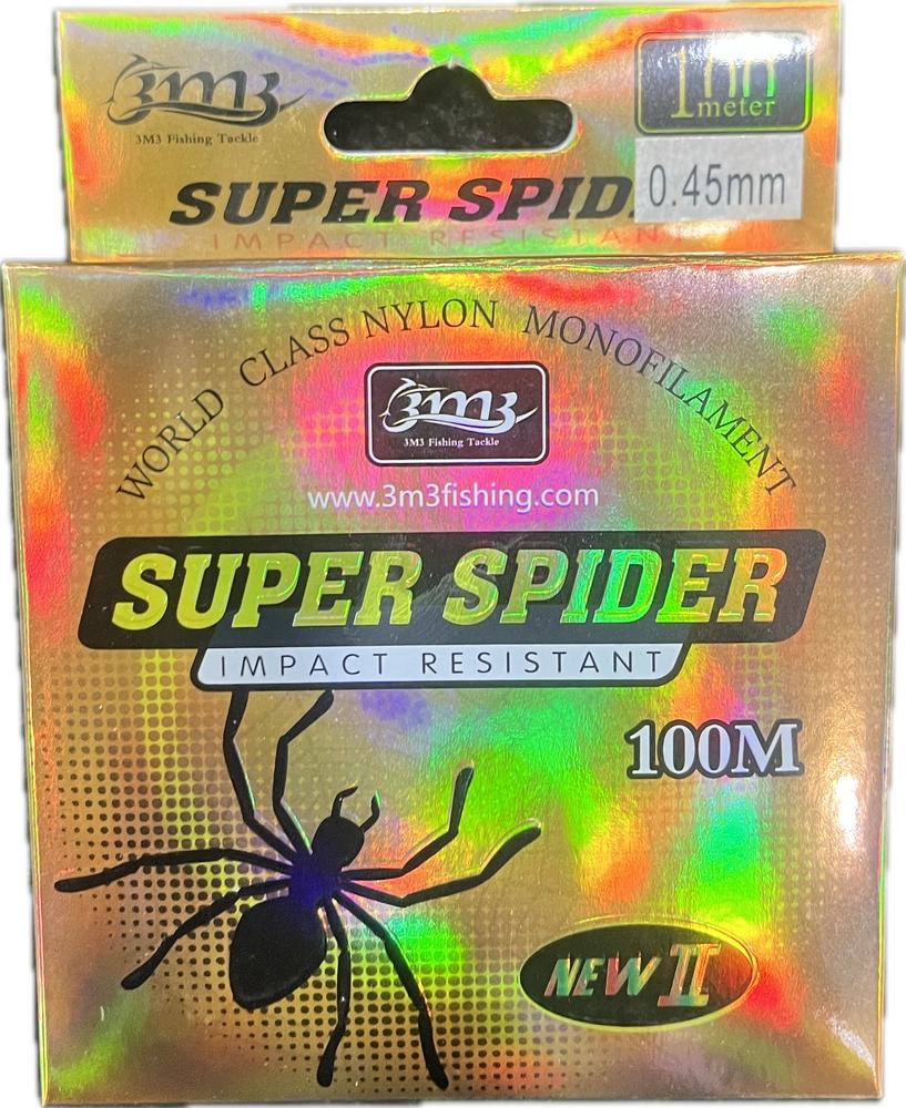 نخ ماهیگیری مونوفیلامنت super spider 100m سایز 0.30