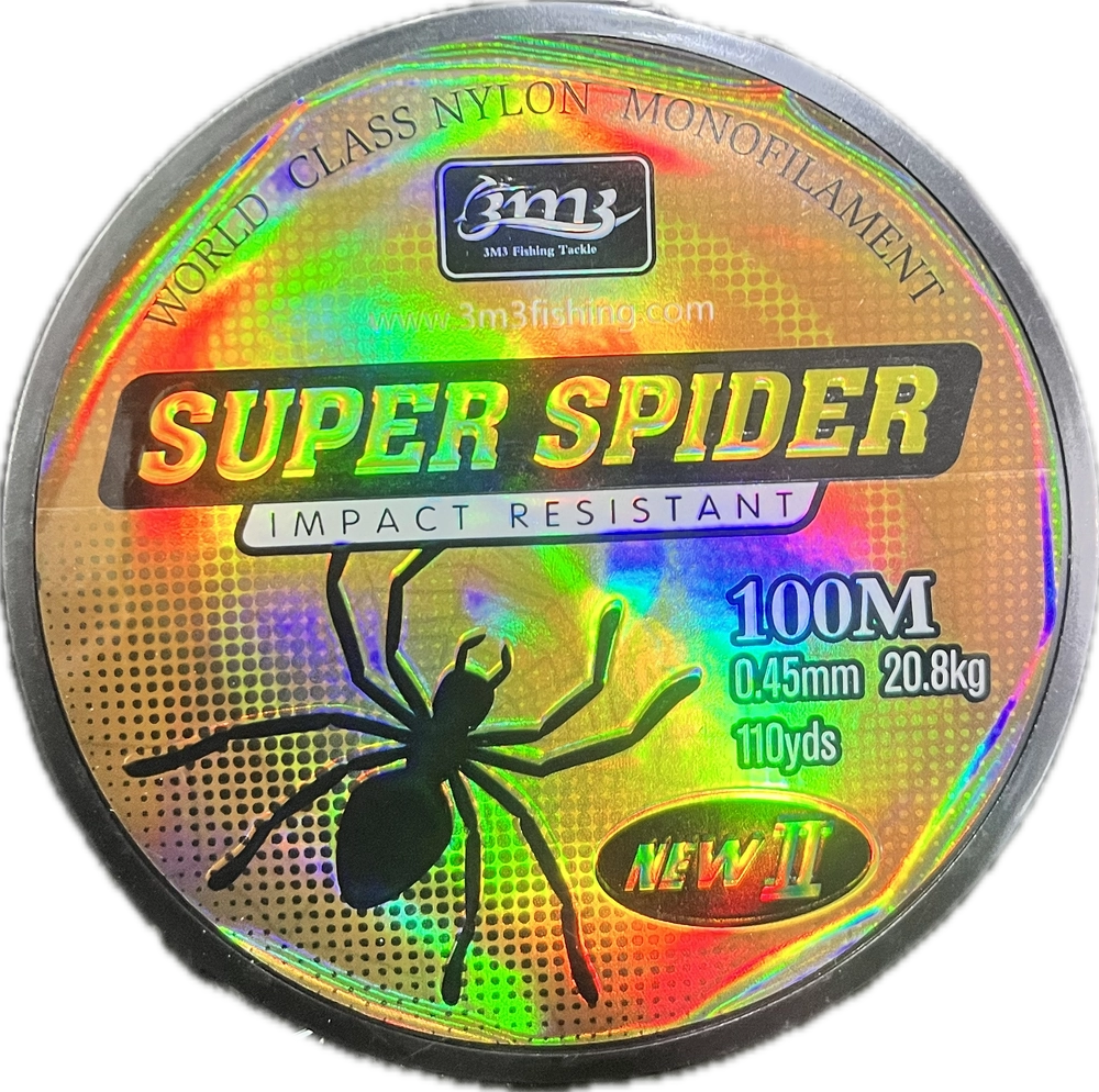 نخ ماهیگیری مونوفیلامنت super spider 100m سایز 0.40