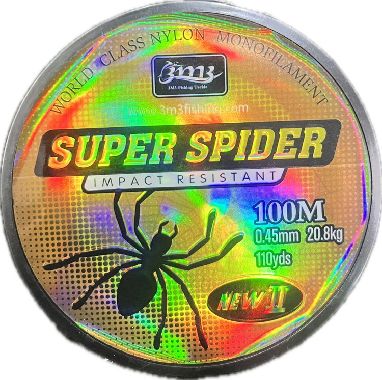 نخ ماهیگیری مونوفیلامنت super spider 100m سایز 0.40