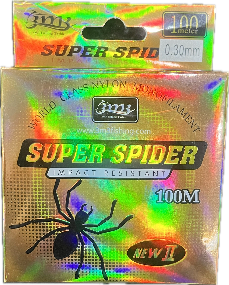 نخ ماهیگیری مونوفیلامنت super spider 100m سایز 0.40