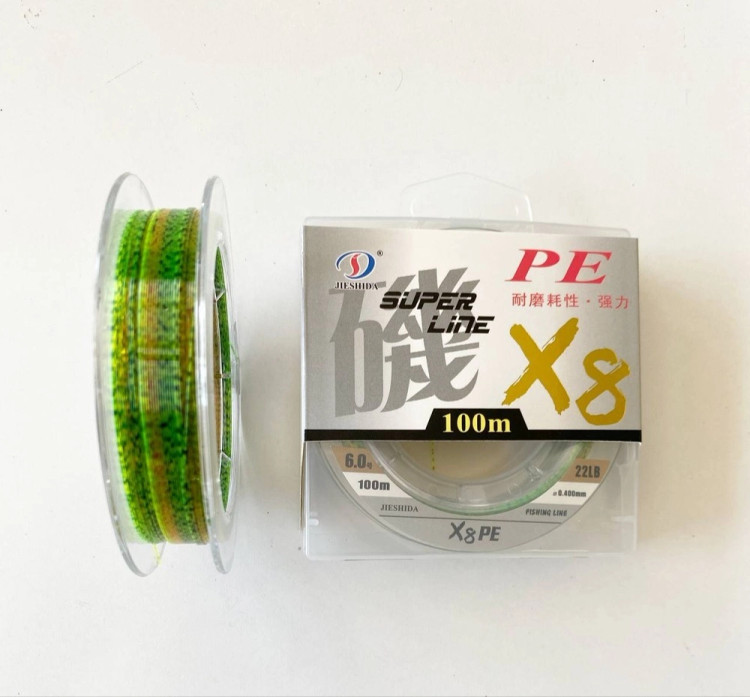 خرید نخ مونوفیلامنت ماهیگیری استتار X8PE 100mسایز0.40