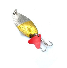 قاشقک نقره ای طلایی