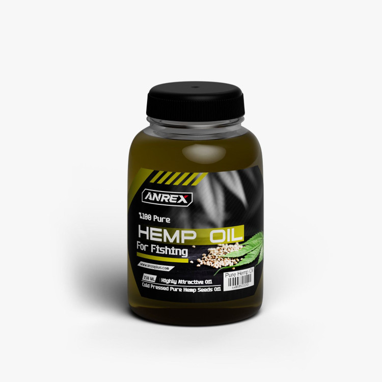 لیکوئید روغن شاهدانه ماهیگیری برند آنزو %100 خالص ANZO