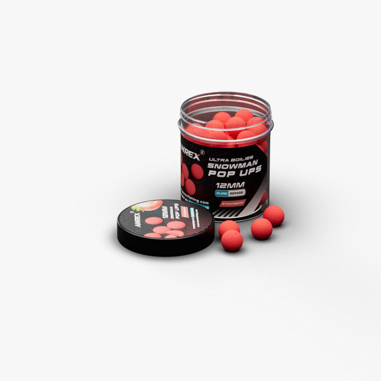 طعمه ماهیگیری بویله پاپ آپ ANREX طعم توت فرنگی 12-14 میل