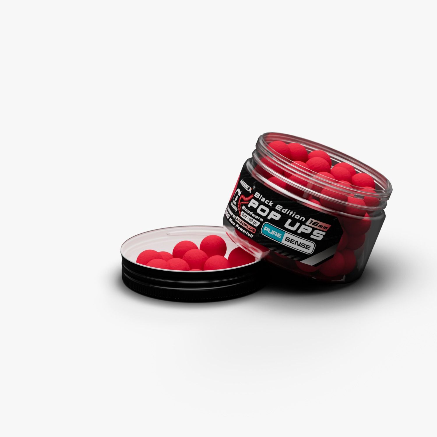 بویله ماهیگیری پاپ آپ کرم خونی سایز 16mm آنزو پلاس