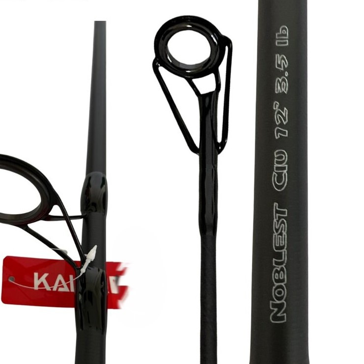 چوب ماهیگیری کارپ سه تکه حلقه 50 فول کربن KAIDA NOBLEST 3.5 lb