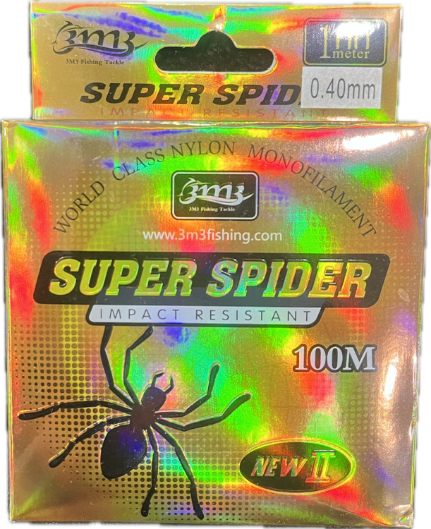 نخ ماهیگیری مونوفیلامنت super spider 100m سایز 0.40