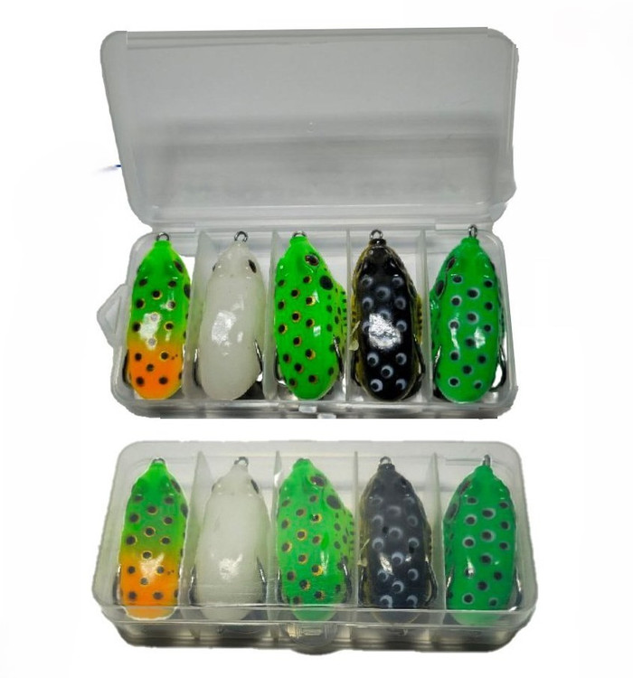 پک 5 عددی طعمه قورباغه مصنوعی