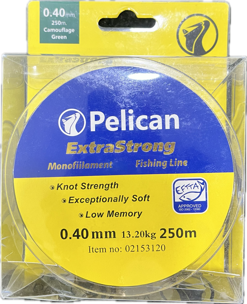 نخ مونوفیلامنت ماهیگیری Pelican 250m سایز 0.70mm