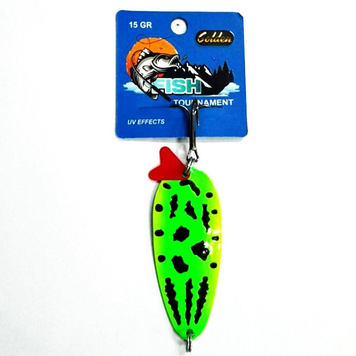 قاشقک سبز خالدار