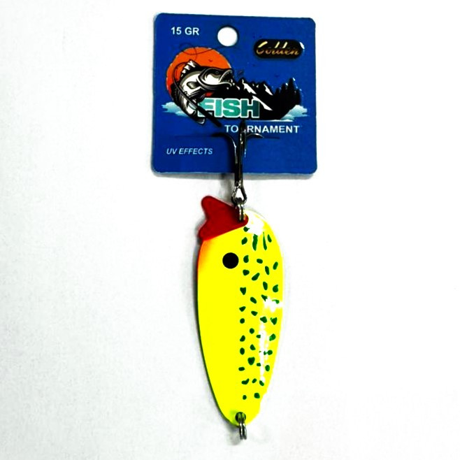 قاشقک زرد فسفری خالدار