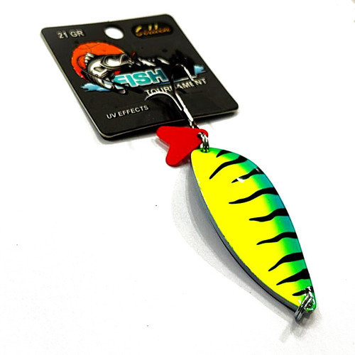 قاشقک زرد و آبی تایگر