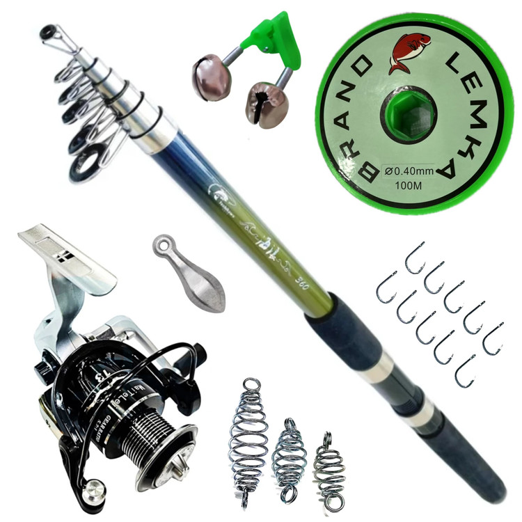 ست کامل چوب و چرخ ماهیگیری