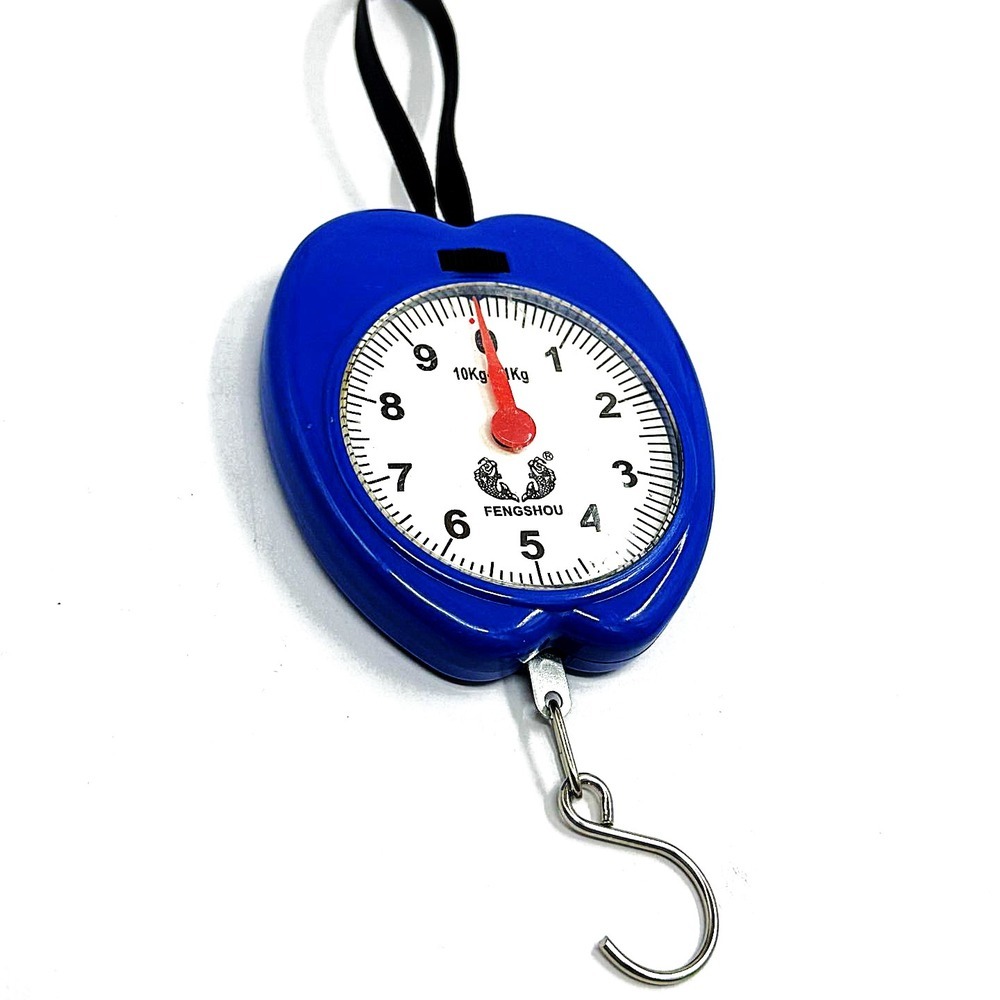 ترازوی ماهیگیری عقربه ای 10 کیلوگرمی (ابی)