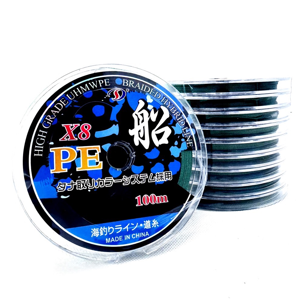 نخ ماهیگیری ابریشم PE X8 سایز 0.30 متراژ 100