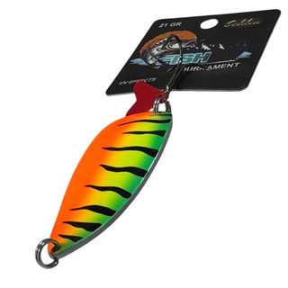 قاشقک ماهیگیری تایگر پرچمی 21 گرمی گلدن فیش GOLDEN FISH