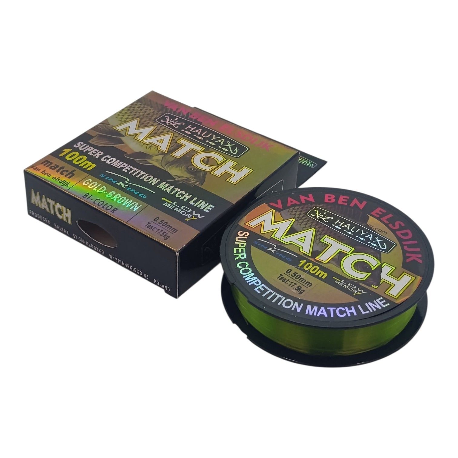 نخ ماهیگیری مونوفیلامنت MATCH 100m سایز 0.50