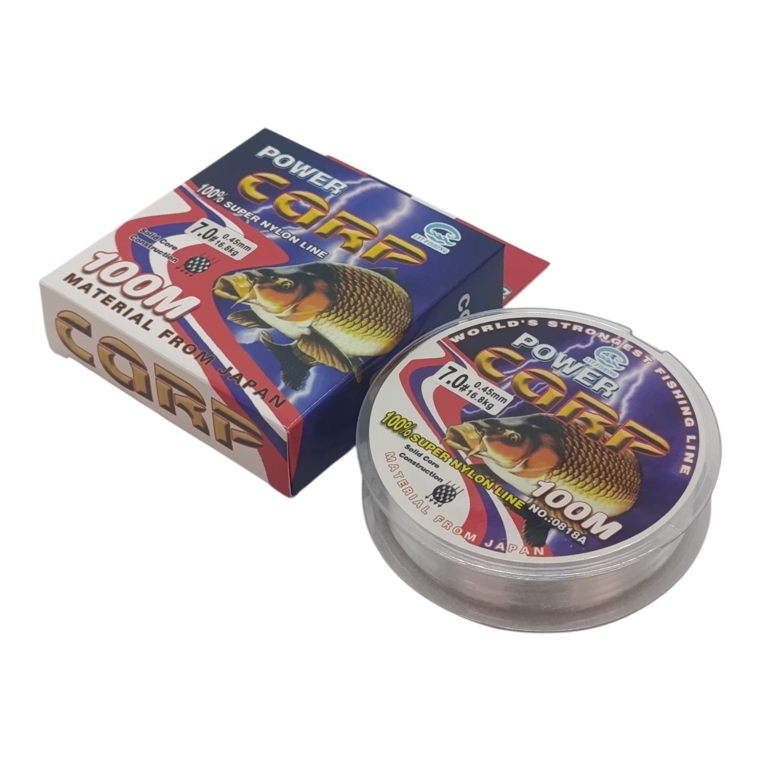 نخ ماهیگیری مونوفیلامنت  CARP متراژ 100  سایز 0.45