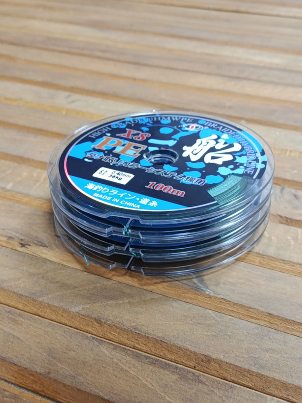 نخ ماهیگیری ابریشم PE X8 سایز 0.40 متراژ 100