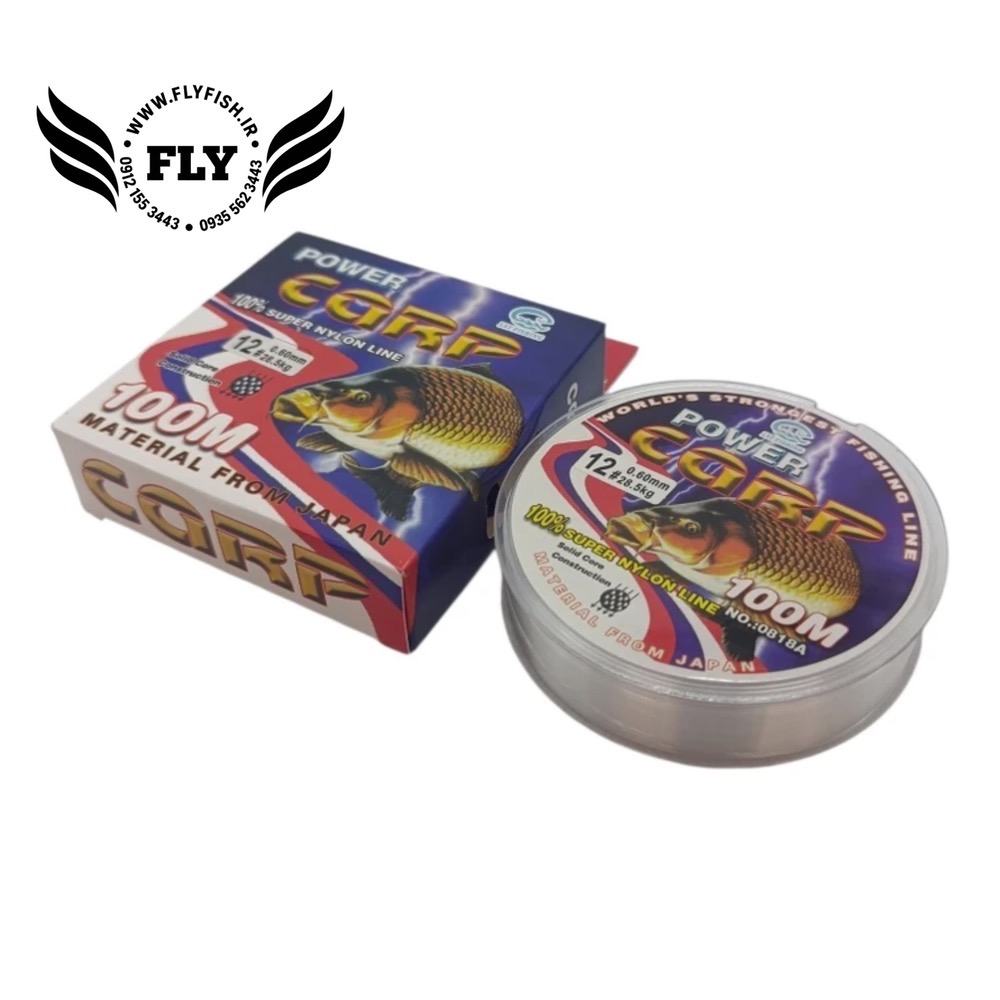 نخ ماهیگیری مونوفیلامنت  CARP متراژ 100  سایز 0.60