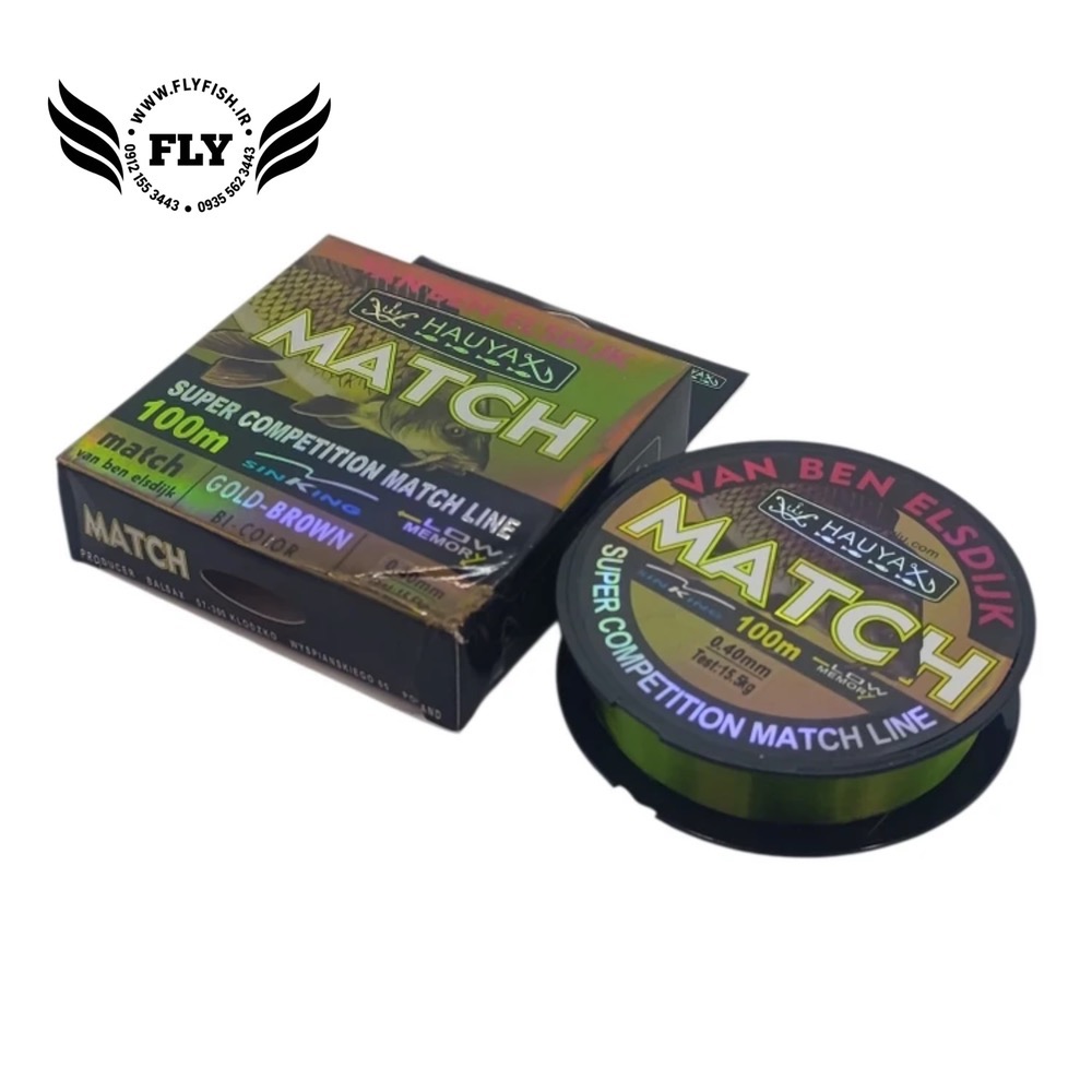 نخ ماهیگیری مونوفیلامنت MATCH 100m سایز 0.40