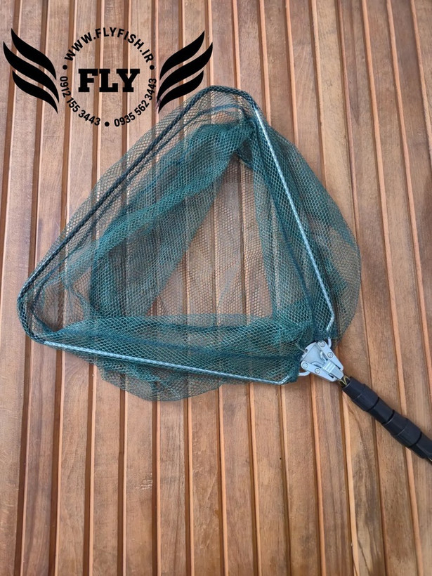 چاک ماهیگیری مثلثی تلسکوپی تاشو دهانه 40cm