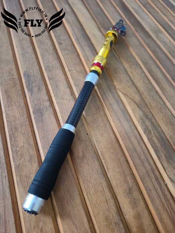 چوب ماهیگیری تلسکوپی کربن CODEK 210