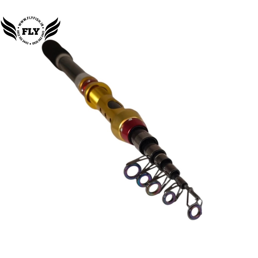 چوب ماهیگیری تلسکوپی کربن CODEK  180
