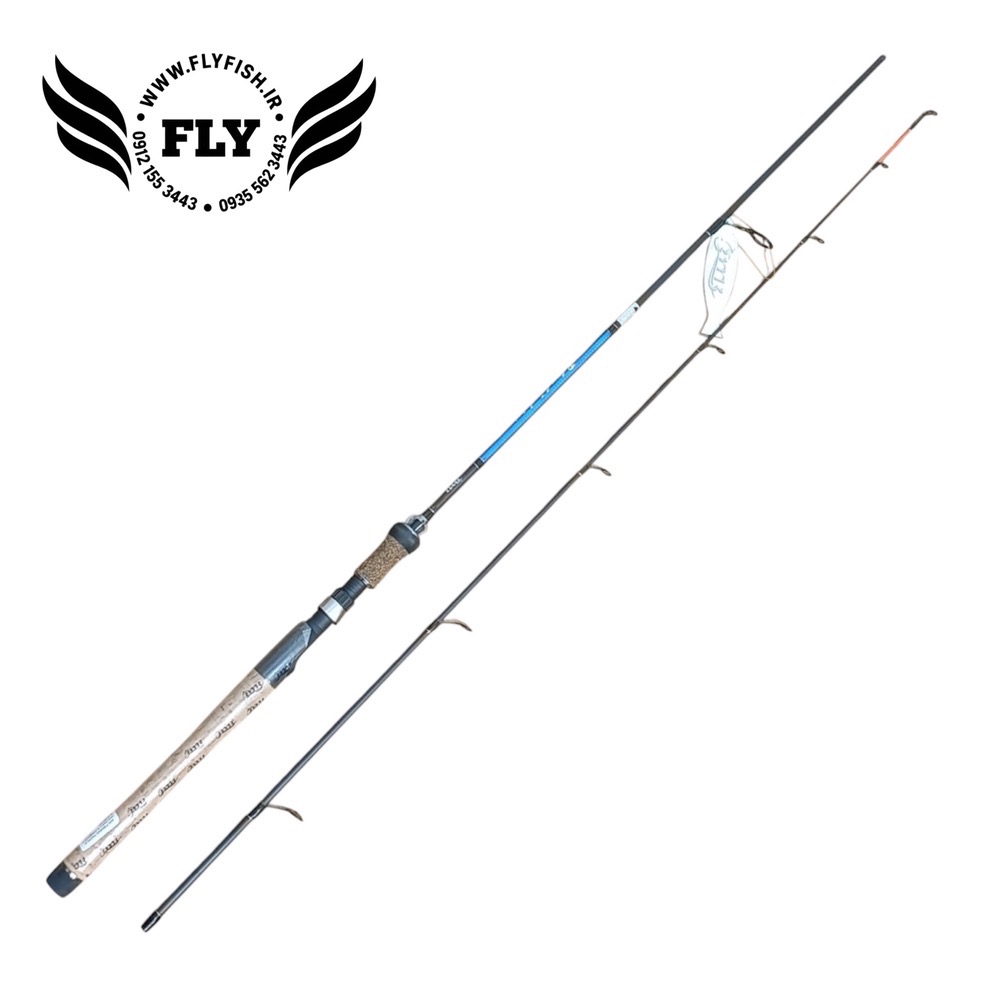 چوب ماهیگیری دو تکه فول کربن BLUE BIRD SPIN 210