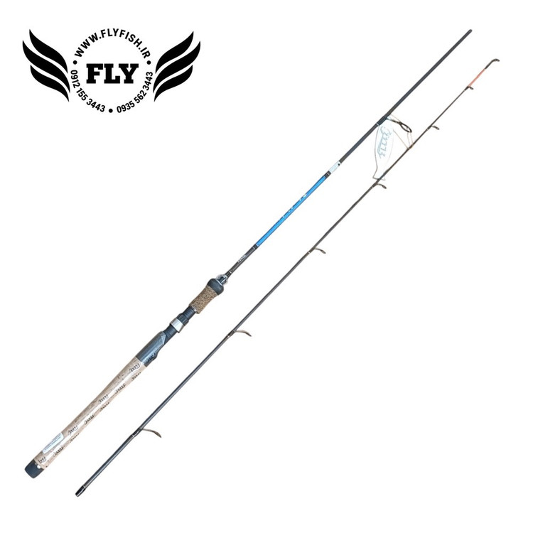 چوب ماهیگیری دو تکه فول کربن BLUE BIRD SPIN 210