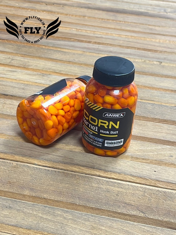 طعمه ماهیگیری ذرت با طعم هلو فلفل تخمیری ANREX 150ml