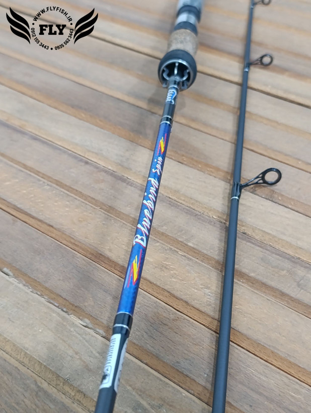 چوب ماهیگیری دو تکه فول کربن BLUE BIRD SPIN 180