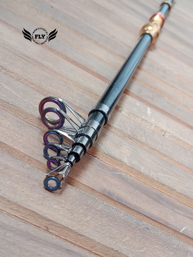 چوب ماهیگیری تلسکوپی جینبا JINBA 240 کربن