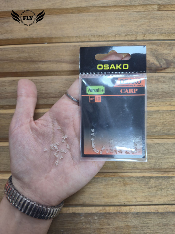 استاپر روی ساق قلاب ماهیگیری برند OSAKO بسته 20 عددی