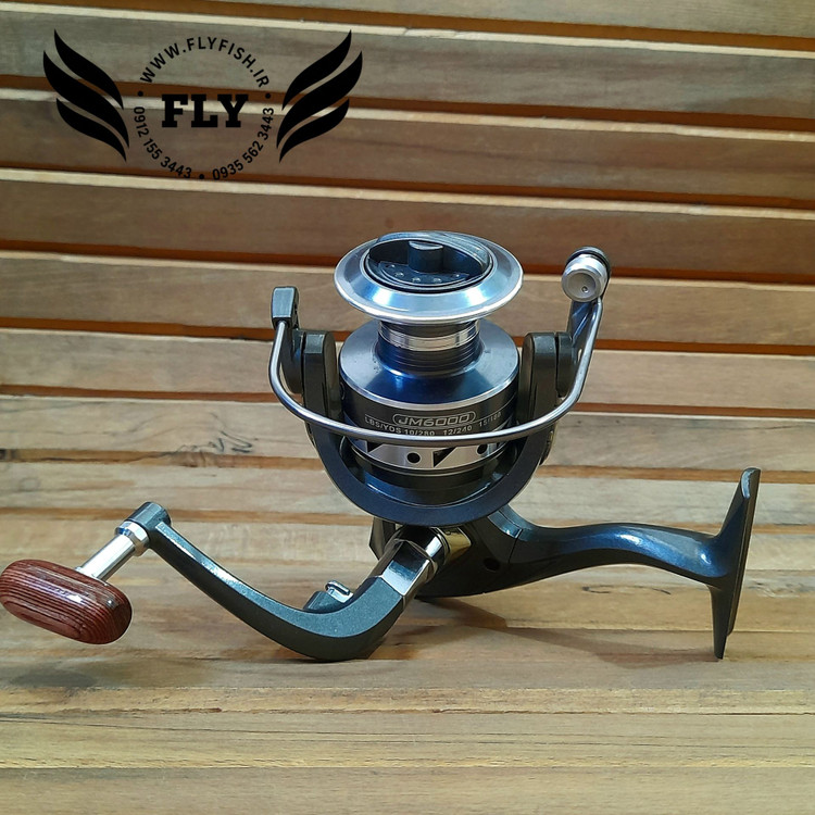 چرخ ماهیگیری JM 6000 اسپول فلز